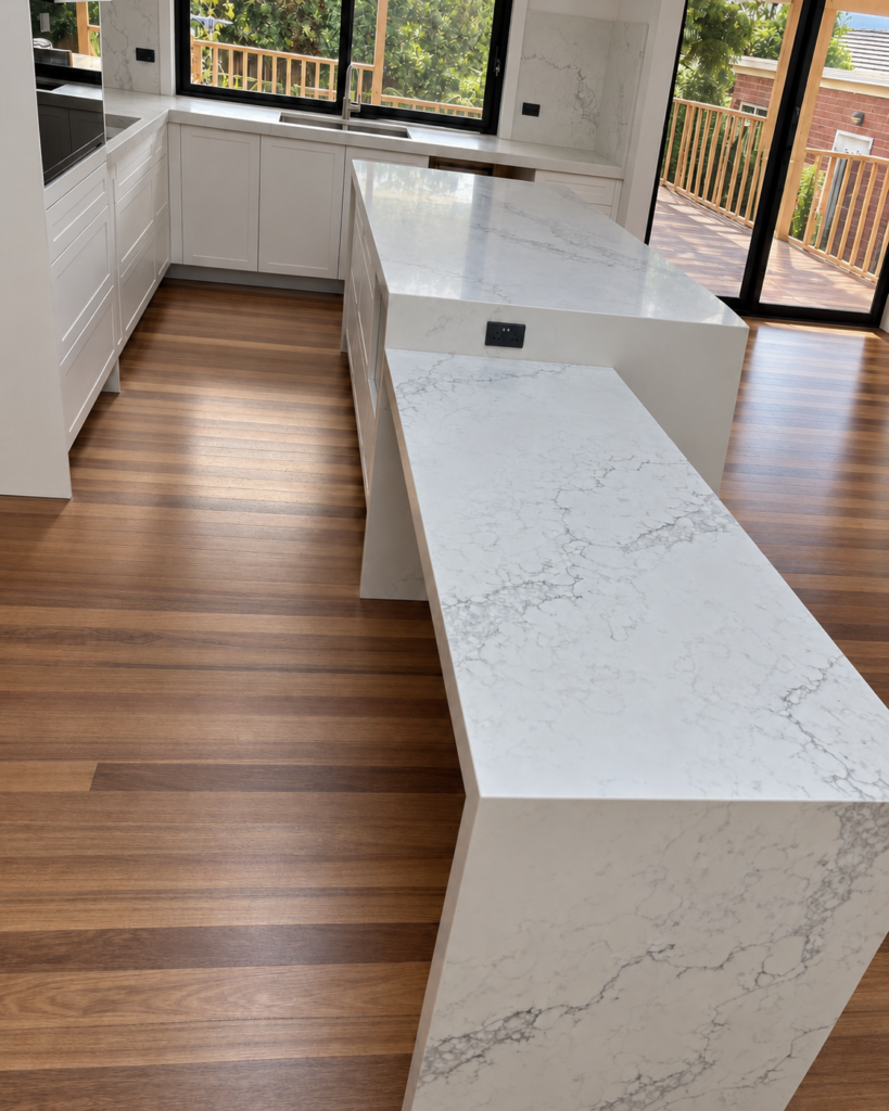 Stone benchtop detail